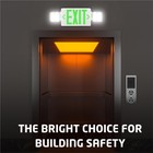 Ciata Led Exit Signs With Emergency Lights Business Industrial Safety Commercial