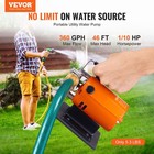 Vevor Water Transfer Pump  120v Ac 360 Gph 1 10 Hp  Portable Electric Utility Pu