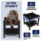 Single Propane Burner Commercial Grade Burner  Heavy Duty Stand - 260000 Btu