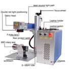 Jpt Mopa 100w Fiber Laser Marking Machine Metal Deep Engraving Rotary Lightburn