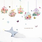 Wall Sticker Butterfly Bird Flower Decal Removable Vinyl Livingroom Home Decor