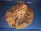 Desert Storm War Us Army Chocolate Chip Desert Camo Boonie Hat Size 6 7 8