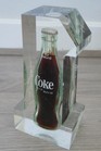 Vintage Coca Cola Bottle Coke Encased In Lucite  1