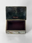 Alpaca Silver Inlaid Abalone Mother Of Pearl Mexican Trinket Box W wood Lining