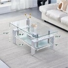 Living Room Rectangle Coffee Table  Tea Table Suitable For Waiting Room  Modern 