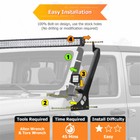 50   A-pillar Light Bar Mount Brackets For Jeep Gladiator Jt 2020 2021 22 23 24