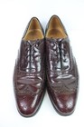 Vintage Johnston Murphy Crown Aristocraft Shell Cordovan 12 A Brown