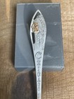 Vintage Sterling Embossed Indian Chicago Illinois Travel Souvenir Spoon 