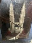 Malaysia Petronas Twin Towers  Rare Metal Souvenir Decorative Quartz Desk Clock 