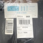 The Children s Place Boys Crew Socks Cotton Solid Tidal 6 Pairs Size L