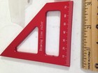 3d Multi-angle Measuring Ruler Aluminum Alloy For Woodworking  drawing Lot Of 2