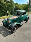 1932 Ford Model 18 3 Window Coupe Patina  Survivor  1932 Ford Model 18 Coupe Green Rwd Manual 3 Window Coupe Patina  Survivor 