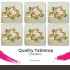 Pimpernel Vintage Collection Decorative Coasters  Set Of 6 - 4  Heat Resistant