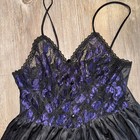 Vintage Petra Fashions Long Nightgown Lingerie Size Large Usa Shiny Slinky Fem