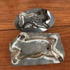 Antique Tin Silver Soldered Rabbit Cookie Cutters