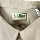 Vtg Ll Bean Shooting Shirt Mens Xl Long Khaki Padded Made In Usa