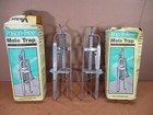 2 Vintage Victor Mole Traps Animal Trap Co Spike Trap With Box