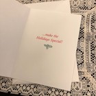 Vintage Greeting Card Christmas Patchwork Dog Cat Kitten