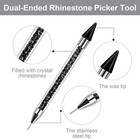  Rhinestone Picker Tool Diamond Gems Painting Pen Acrylic Crystal 1pcs-black