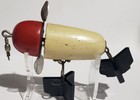 Vintage Rare Wooden Pflueger Spring Loaded Globe Fishing Lure 2 3 4   Rh White