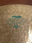 Paiste 505 20  Ride Cymbal Drum Percussion Used Minor Edge Marks