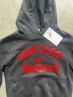 New W  Tags Youth Nike Ohio State Buckeyes Hooded Sweatshirt Sz M