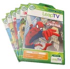 Leap Tv Games Lot  6  Spiderman Kart Racing Sports Dora Paw Patrol Etc Used Good