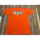 Harley Davidson T-shirt Mens Large Orange Adult Timeless Graphic Short Sleeve