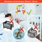 Baby Crib Mobile With Music And Lights - Star Projector  Rotating Nursery Toy