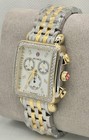 Mww062000034 Michele Deco Xl Special Edition Two-tone Diamond Bezel Womens Watch