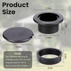 Patio Table Umbrella Hole Ring Plug Cap  Parasol Hole Cover Insert For Outdoor 