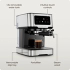 Chefman Craftbrew Espresso Machine W  Steam Wand And Touch Controls