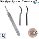 Blackhead Facial Acne Spot Pimple Remover Tweezer Curve Extractor Tool Comedone