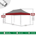 Eurmax Pop Up Canopy Pro 10x20 Commercial Tent Aluminum Party Shade W roller Bag