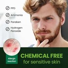 Dark Brown Mustache   Beard Dye - 3 Pack  Ppd-free  Ammonia-free  Vegan  Gentle