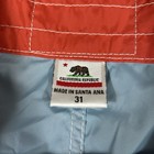 Birdwell Beach Britches Board Shorts Mens 32 Orange 100  Nylon 8    Inseam New