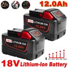 2pack 12 0ah For Milwaukee For M18 18v Extended Capacity Battery 48-11-1860 red 