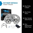 Ceramic Rear Brake Pad   Rotor Kit For Ford Focus - Quieter  Durable