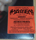 Lady Gaga Mayhem Signed Autographed Vinyl 2-lp Art Card Abracadabra Bruno Mars 2