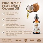 Fractionated Coconut Oil 100  Pure Skin Hair Massage Moisturizer Carrier Oil