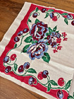 Vintage Startex Print Kitchen Dish Tea Towel Fruit 16x27 Farmhouse Usa Made