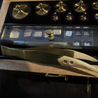 Vintage Apothecary Brass Precision Weight Set Made In Germany