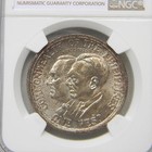 American Philippines 1936m Silver Peso Roosevelt-quezon 1-yr Type  Rare Ngc Ms65