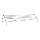 Chrome Shoe Topper For Double-rail Clothing Rack - 57 2 5    W X 21  D X 11     H