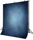 5x7ft Fabric Blue Abstract Backdrop Solid Blue Professional Photography Kids    