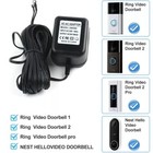 24v Power Supply Adapter Transformer W  26ft Wire Video Ring Doorbell 1 2 2 Pro