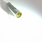 1960s Compact Mini Parker Jotter Ballpoint Pen Brass Threads Pale Yellow Works
