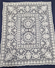 Antique French Linen Tablecloth Vintage Linen Lace  Needle Lace It311