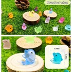 280pcs Mini Resin Animals Glow In The Dark  Tiny Luminous Animal Figurines Bulk 