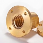 T10-t40 Brass Round Flange Trapezoidal Nut For Left right-hand Thread Lead Screw